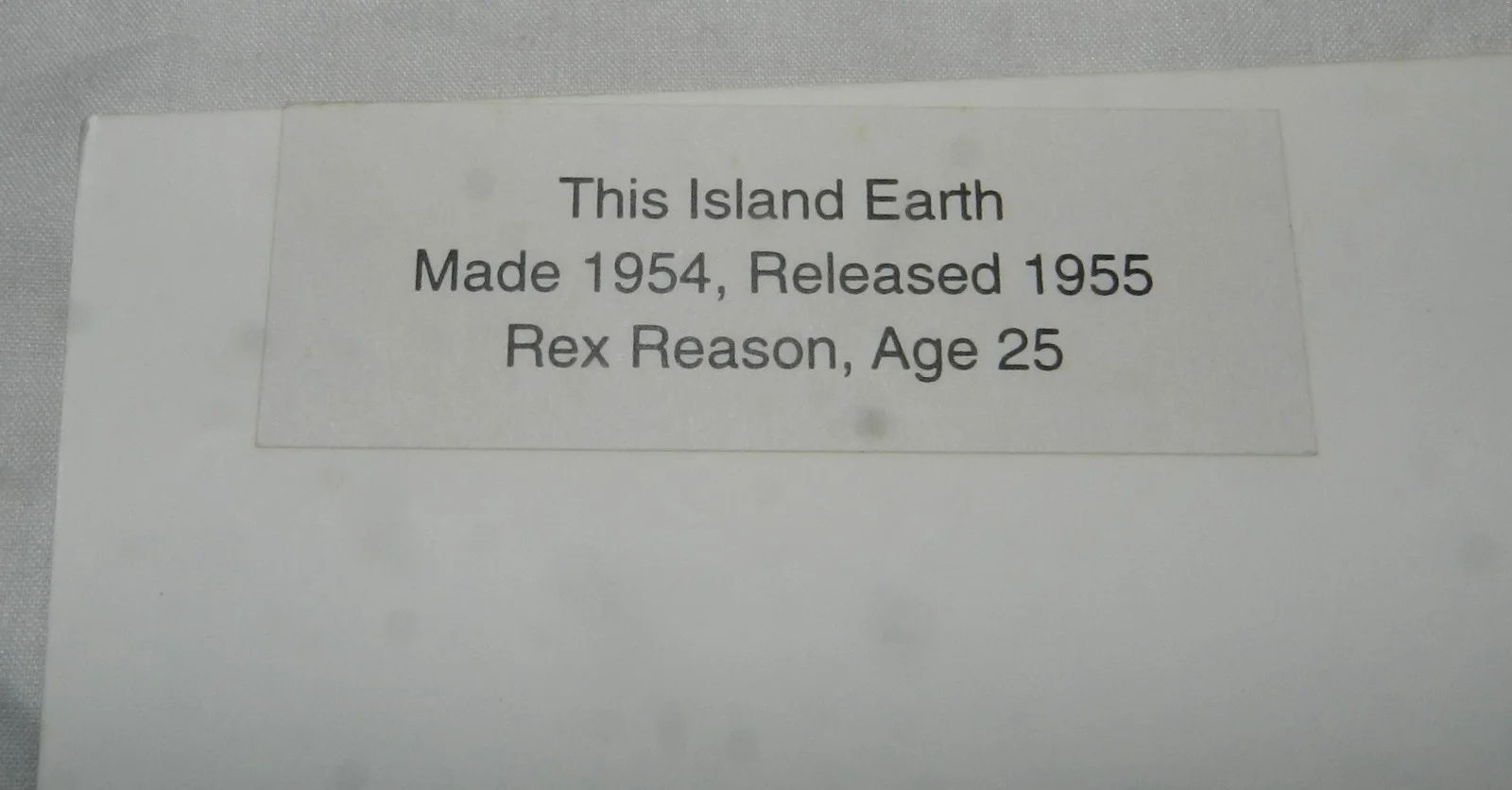 Rex Reason — Rex Reason Autographed photo from This Island Earth - Sci-Fi Classic, image 5