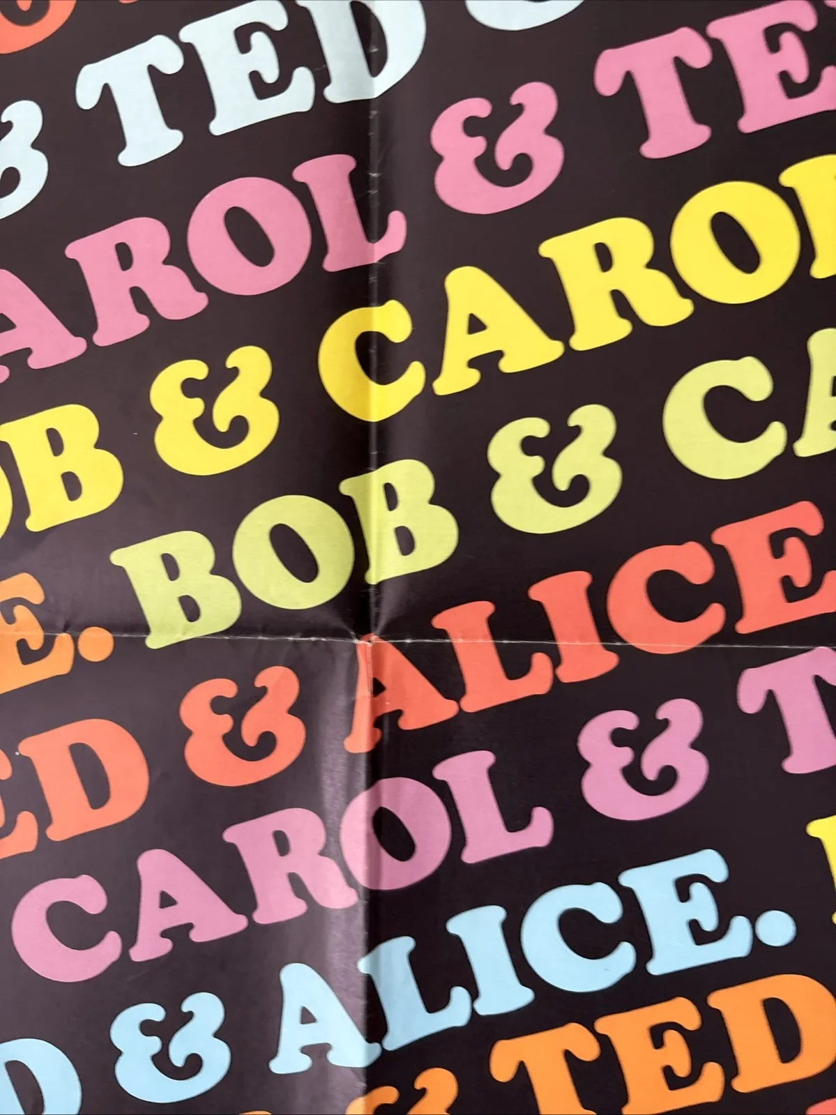 Bob & Carol & Ted & Alice (1969) Original US One Sheet Movie Poster, изображение 5