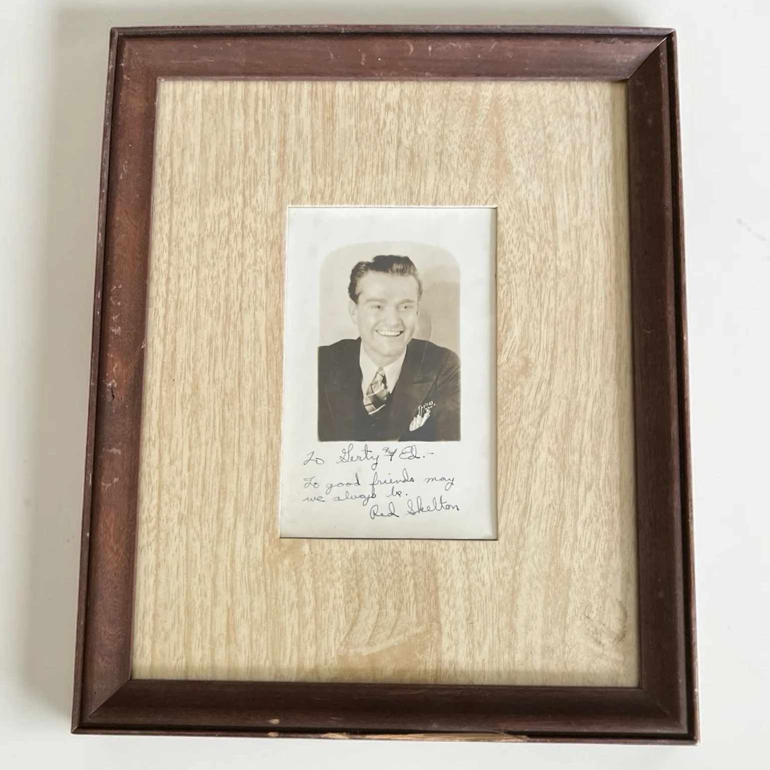 Signed Autographs Picture Of Red Skelton Famous Comedian And Actor, изображение 2