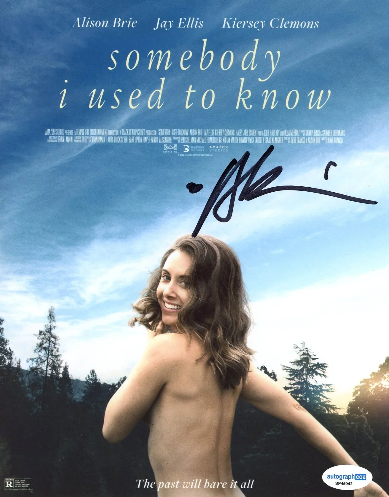 Alison Brie — Alison Brie signed 8x10 Photo "SOMEBODY I USED TO KNOW" EXACT PROOF b Sexy ACOA, изображение 4