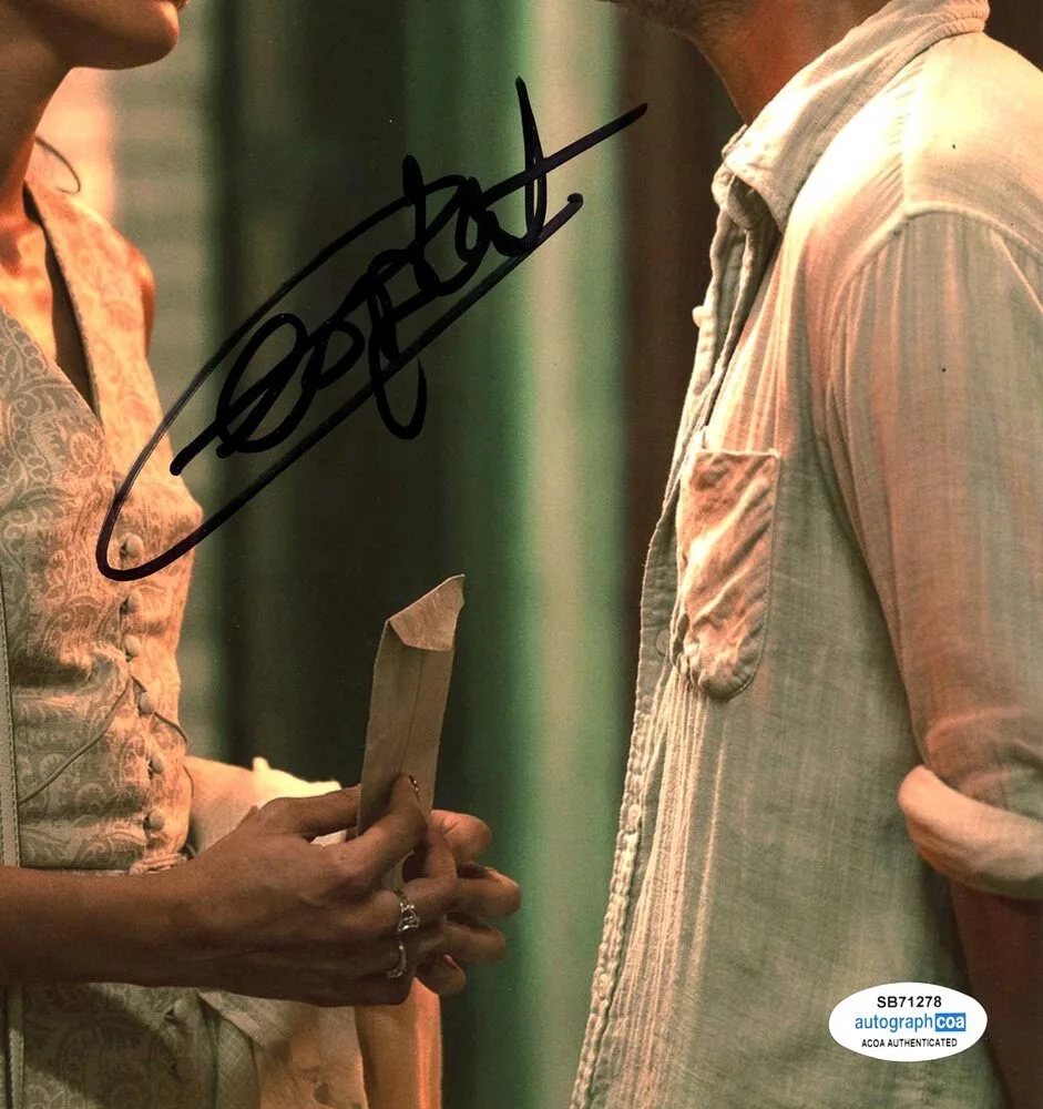 ANTONIA DESPLAT — Antonia Desplat signed "SHANTARAM" 8x10 Photo EXACT PROOF f Charlie Hunnam ACOA, изображение 5