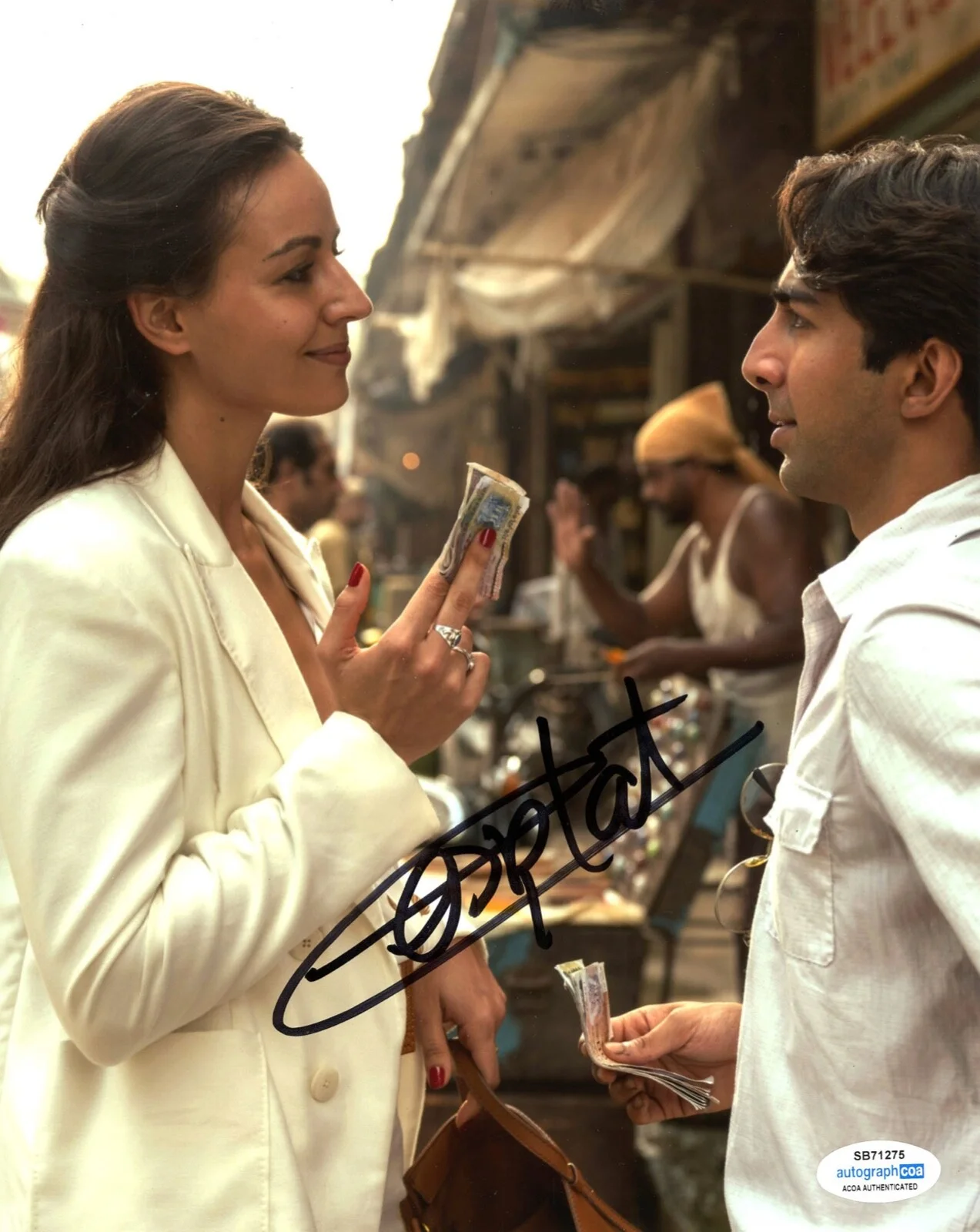 ANTONIA DESPLAT — Antonia Desplat signed "SHANTARAM" 8x10 Photo c EXACT PROOF Hot SEXY Karla ACOA, изображение 4