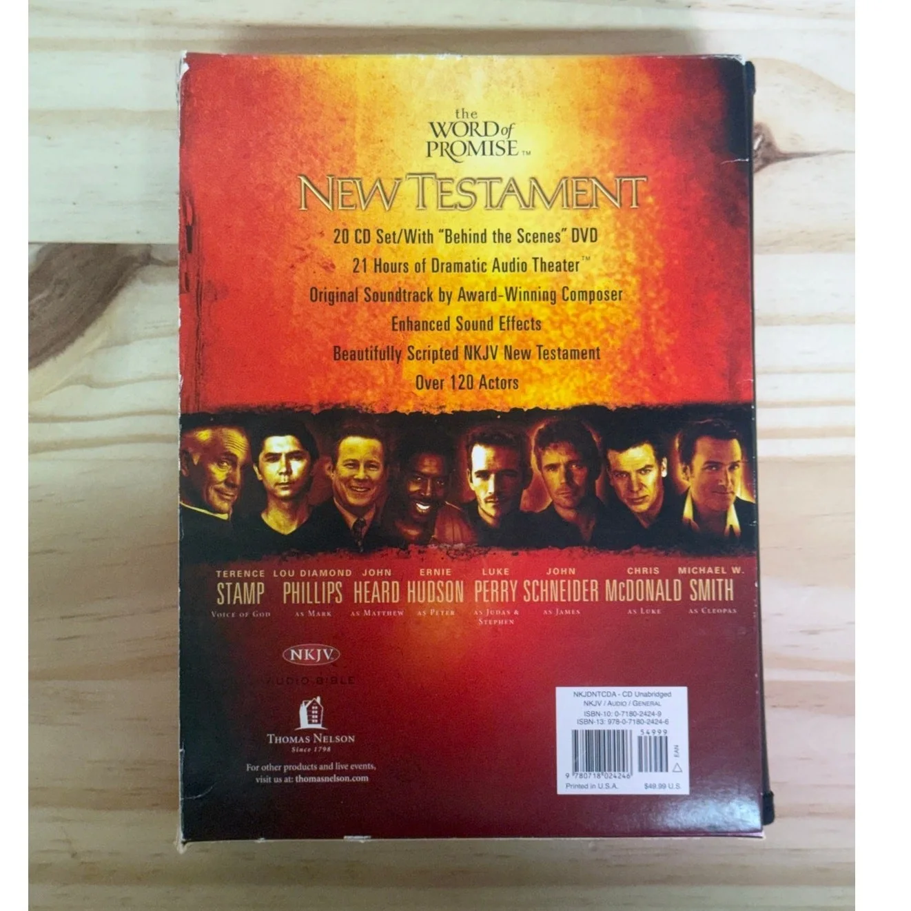The Word of Promise New Testament 20 CD Set Audiobook with Case NKJV, изображение 2