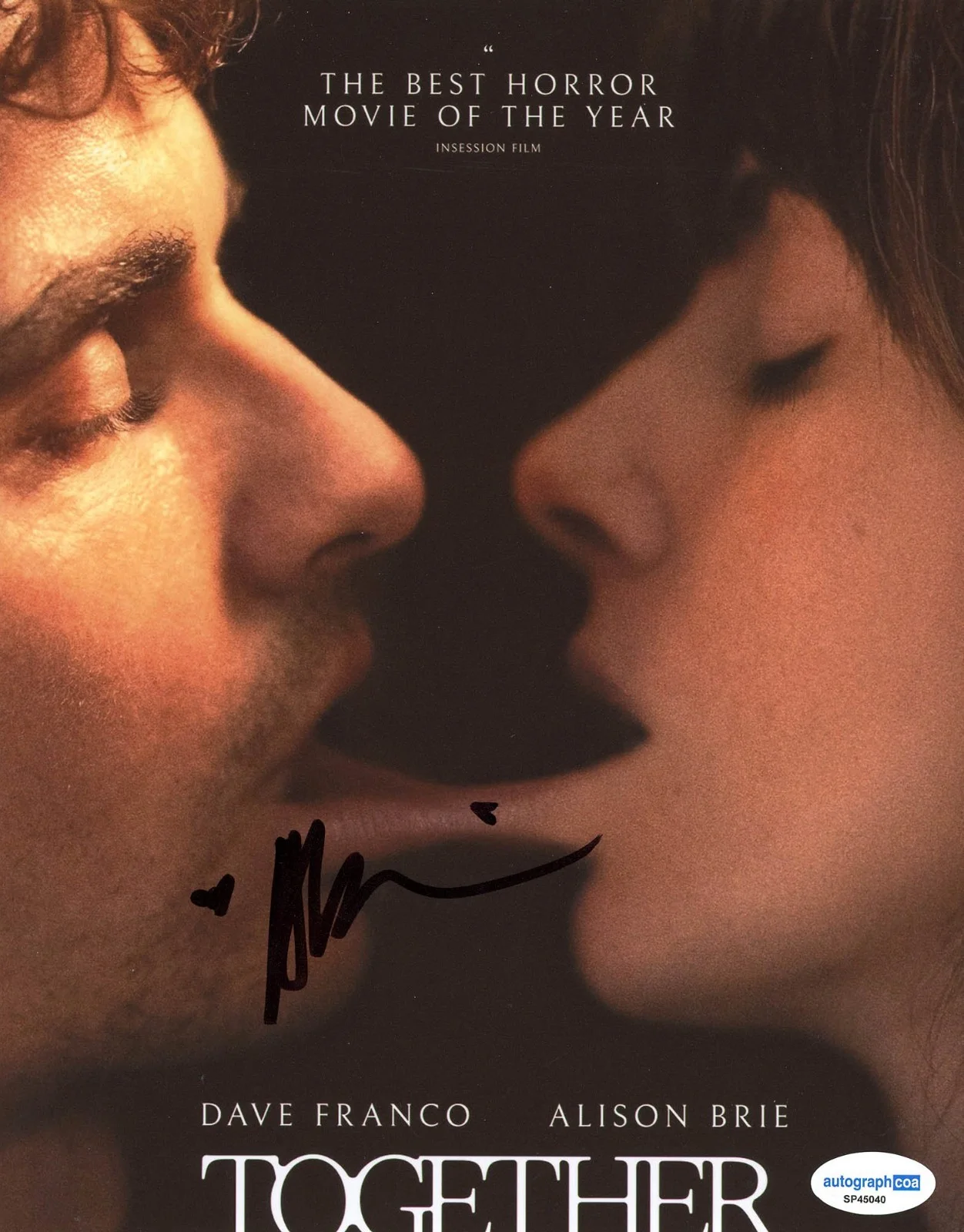 Alison Brie — Alison Brie signed "TOGETHER" 8x10 Photo EXACT PROOF Horror Autograph ACOA COA, image 4