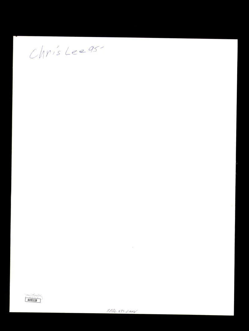 Christopher Lee — Christopher Lee JSA Coa Signed 8x10 Photograph Dracula Autograph, image 2