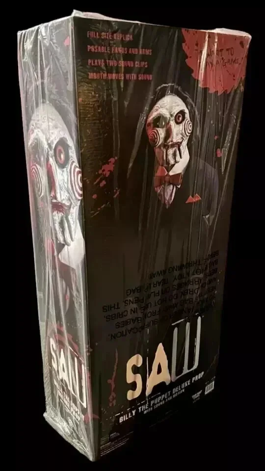 SAW Billy Puppet Deluxe Prop Doll Replica (With Sound & Motion), image 5