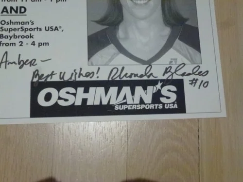 Rhonda Blades Autograph, image 2
