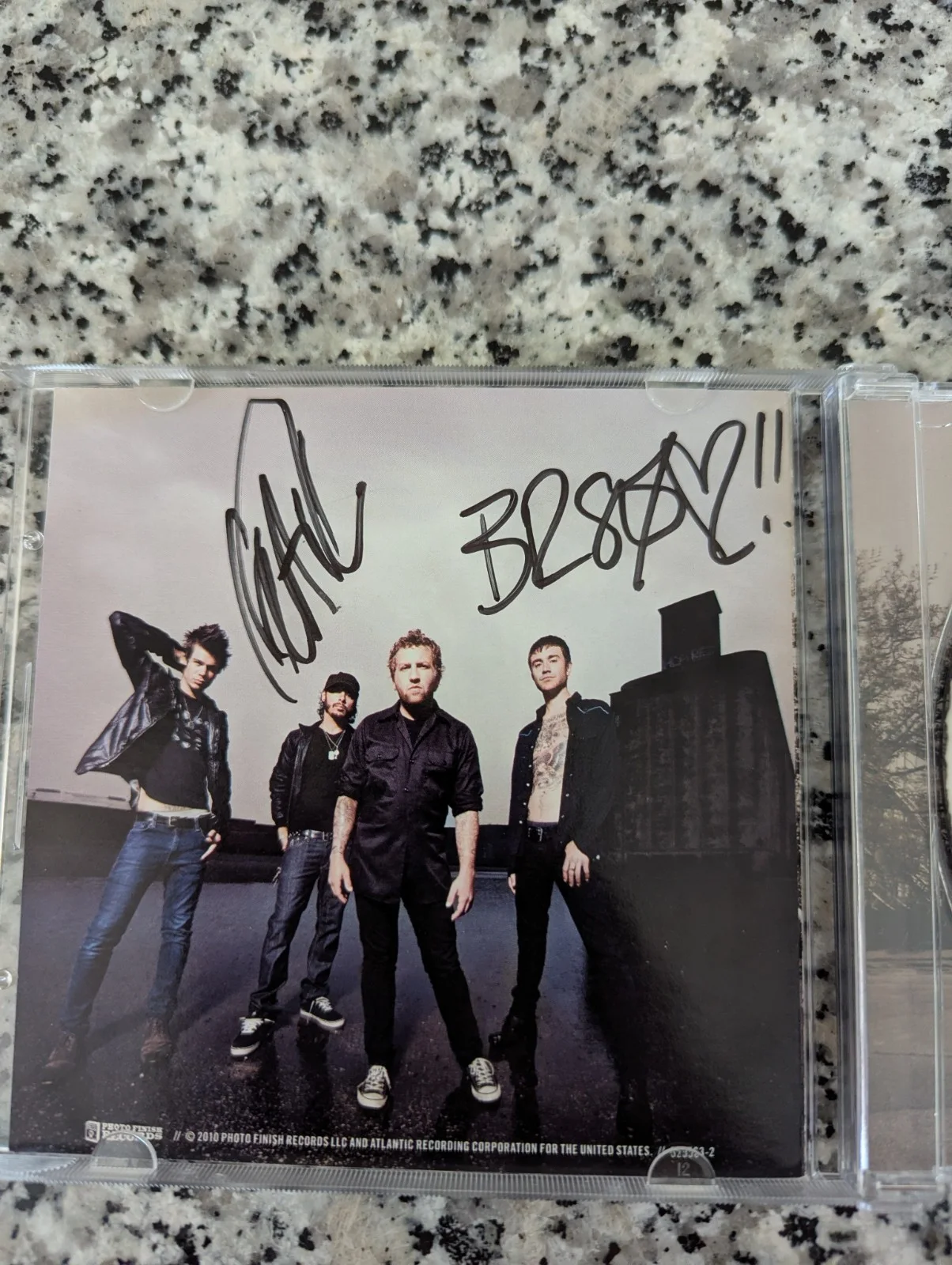 New Medicine "Race You To The Bottom" Rock Band CD Signed Booklet, image 3