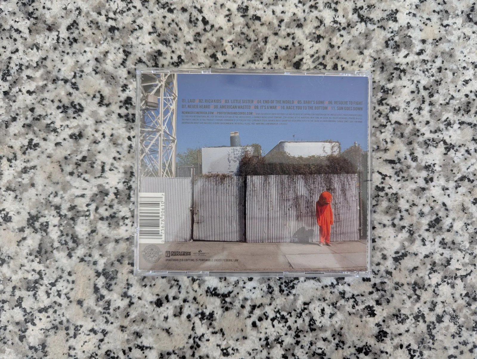New Medicine "Race You To The Bottom" Rock Band CD Signed Booklet, image 5