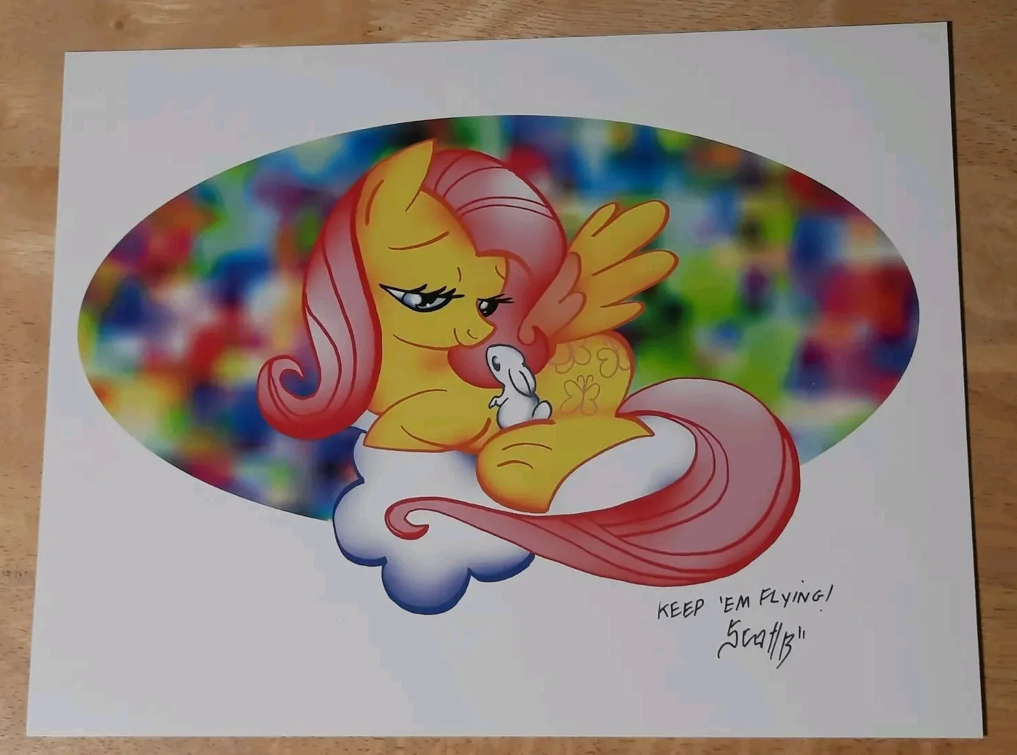 Scott Beaderstadt — Scott Beaderstadt Little Pony Auto Autograph 8.5x11 Print Hand Signed With COA
