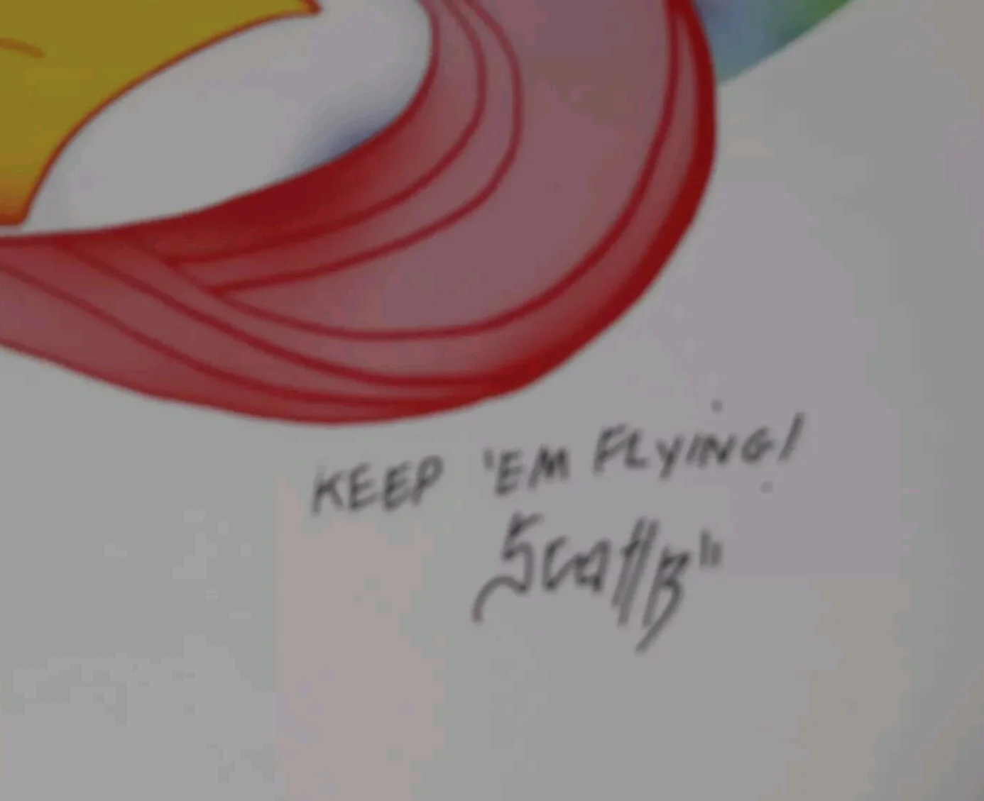 Scott Beaderstadt — Scott Beaderstadt Little Pony Auto Autograph 8.5x11 Print Hand Signed With COA, image 2
