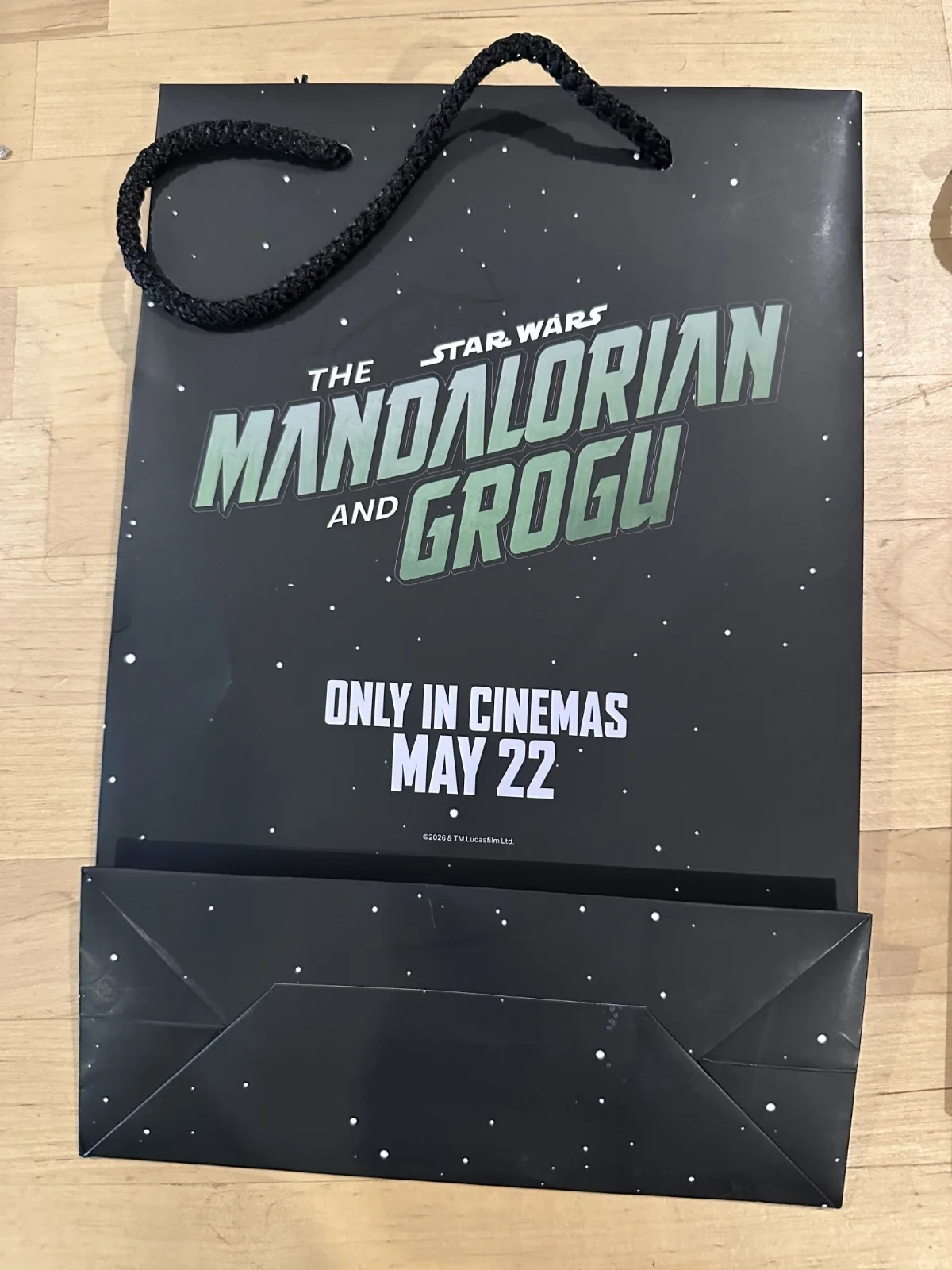 STAR WARS THE MANDALORIAN & GROGU UK FAN EVENT PROMO PROMOTIONAL GIFT BAG, изображение 2