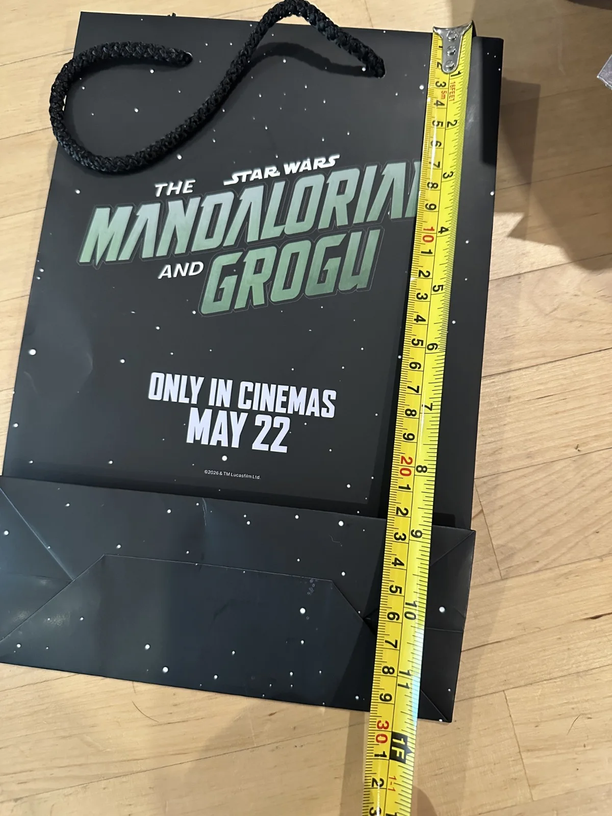 STAR WARS THE MANDALORIAN & GROGU UK FAN EVENT PROMO PROMOTIONAL GIFT BAG, изображение 4