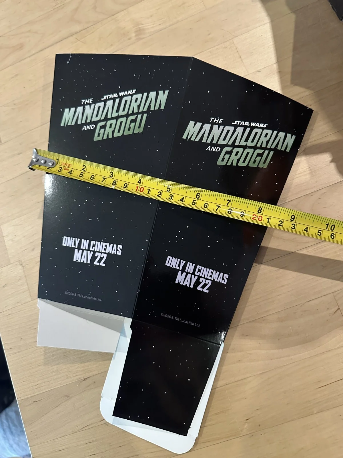 STAR WARS THE MANDALORIAN & GROGU UK FAN EVENT PROMO PROMOTIONAL POPCORN BUCKET, изображение 3