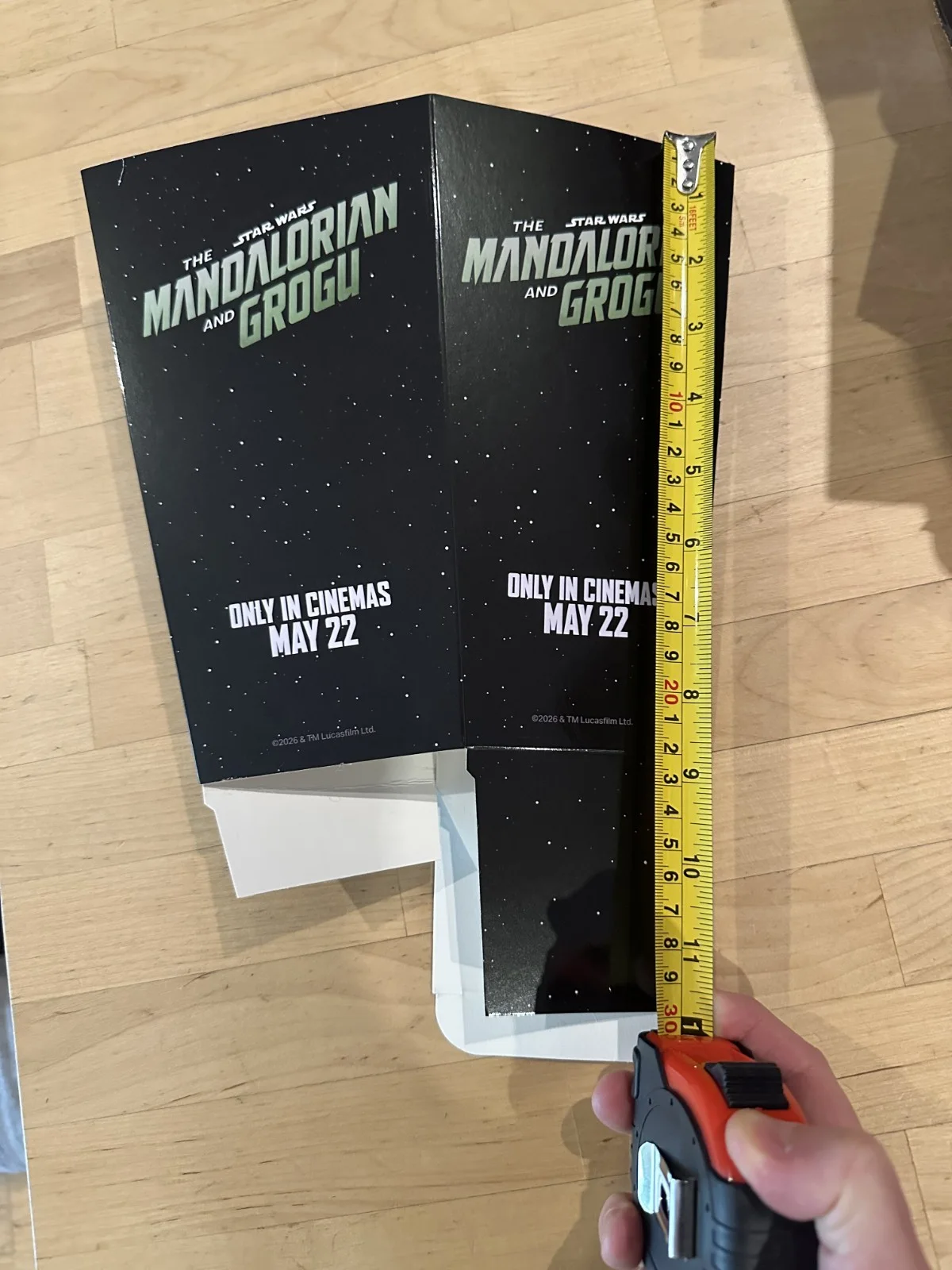 STAR WARS THE MANDALORIAN & GROGU UK FAN EVENT PROMO PROMOTIONAL POPCORN BUCKET, изображение 4