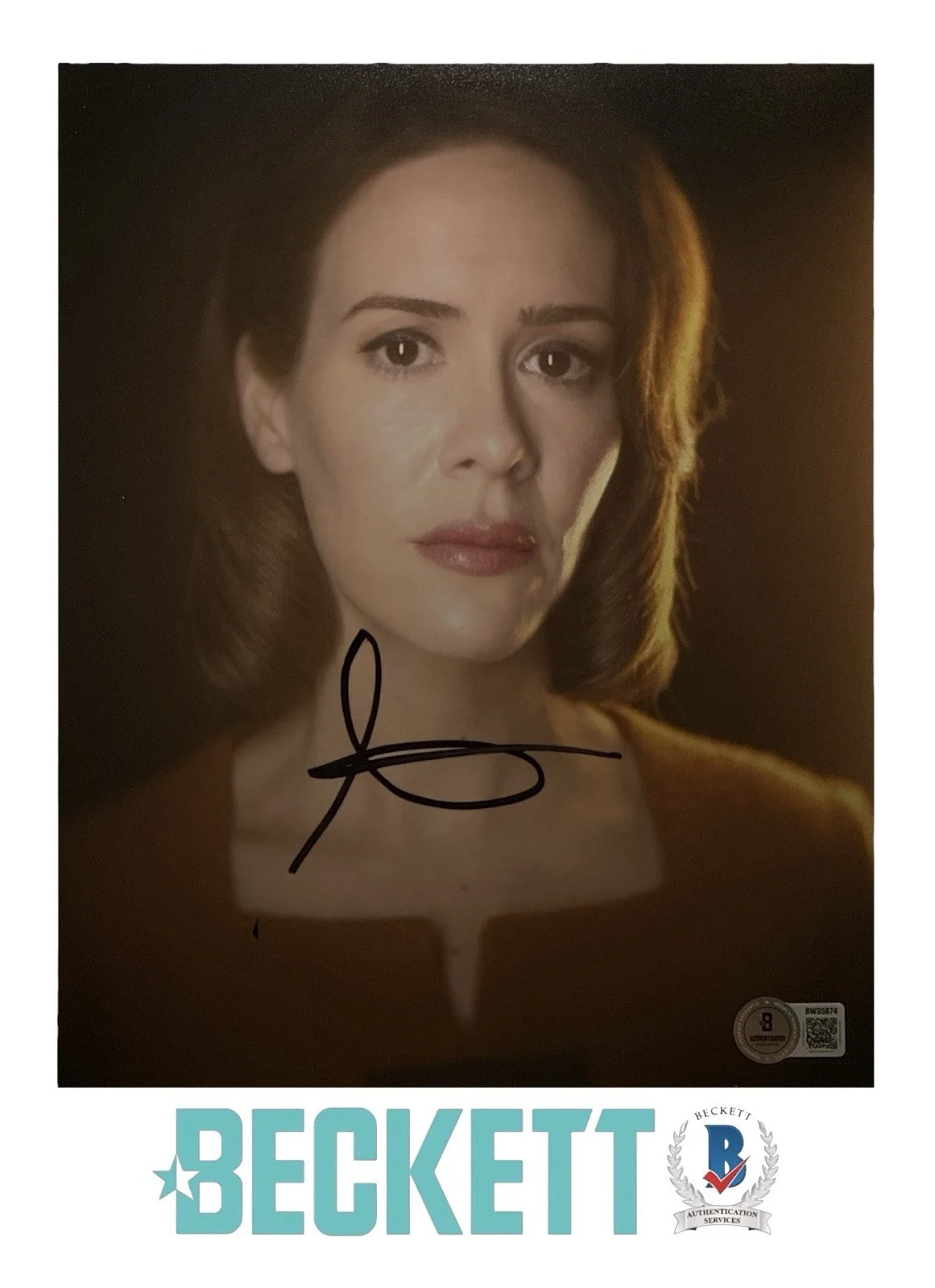 Sarah Paulson — Sarah Paulson Signed 8x10 American Horror Story Lana Winters Photo Beckett
