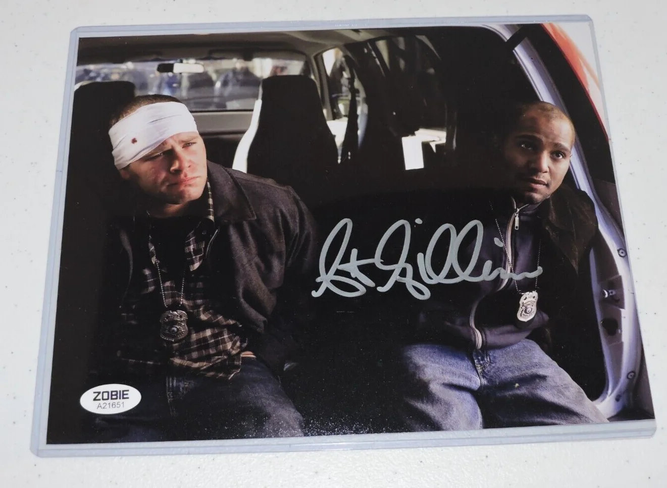 Seth Gilliam — SETH GILLIAM signed (THE WIRE) 8X10 photo *ELLIS CARVER* Zobie COA
