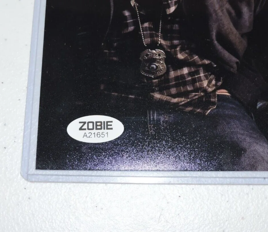 Seth Gilliam — SETH GILLIAM signed (THE WIRE) 8X10 photo *ELLIS CARVER* Zobie COA, изображение 3