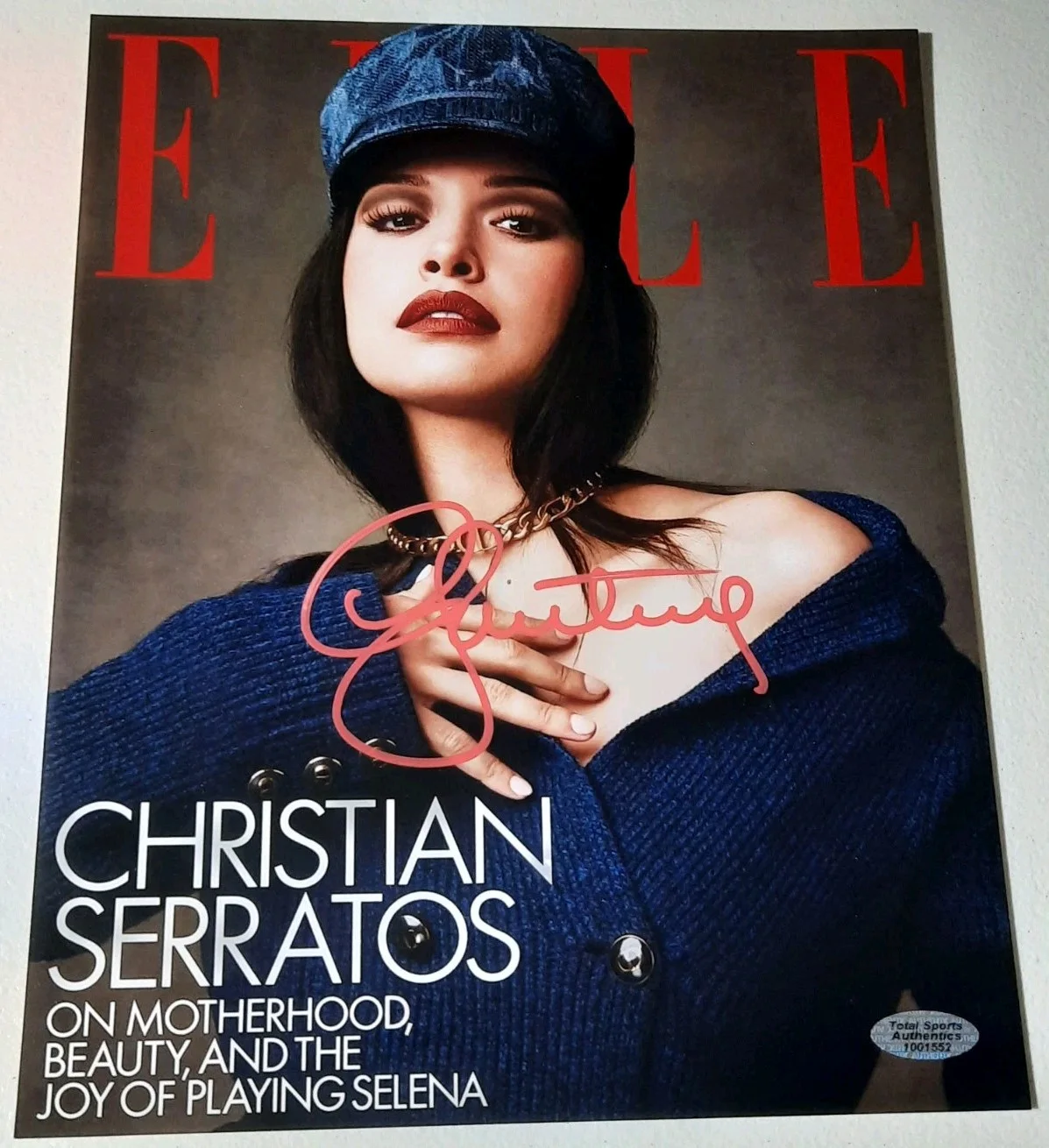 Christian Serratos — Cristian Serratos Red Ink Auto Autograph 8x10 Signed Star Gift