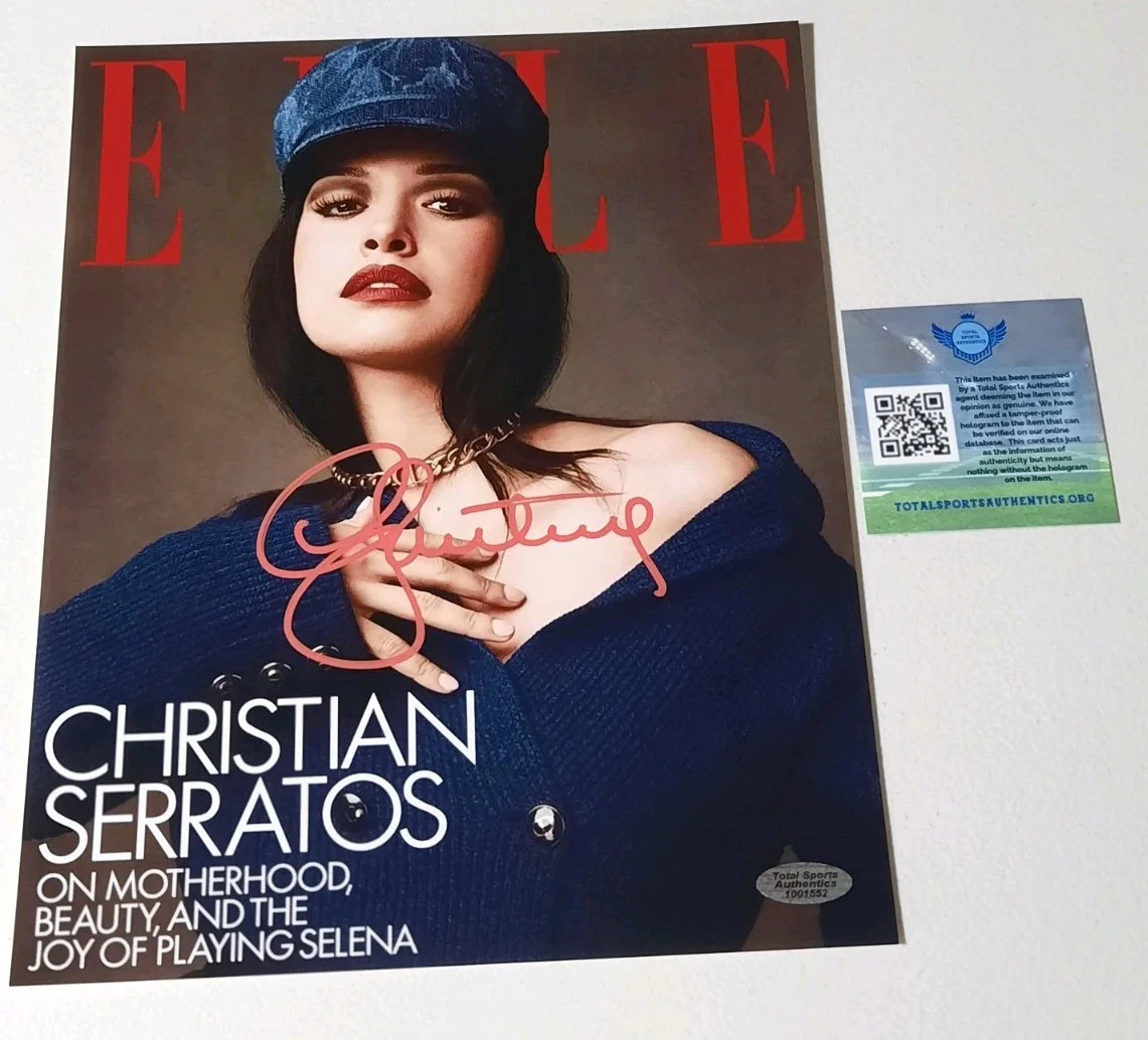 Christian Serratos — Cristian Serratos Red Ink Auto Autograph 8x10 Signed Star Gift, изображение 3