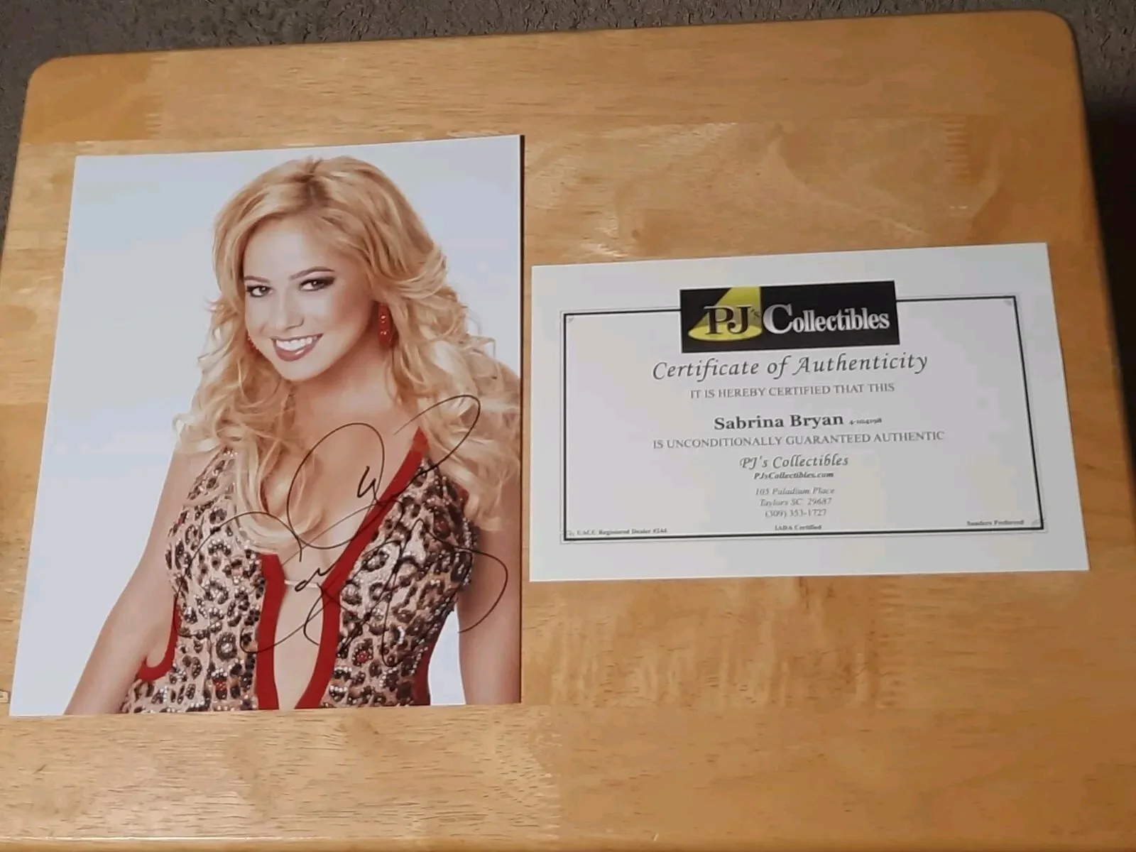 Sabrina Bryan — Sabrina Bryan Cheetah Girls Auto Autograph 8x10 Hand Signed With COA Star Gift, image 5