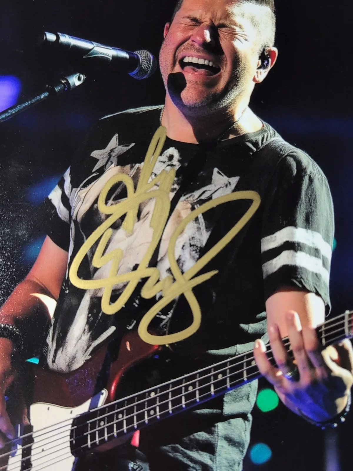 Jay DeMarcus Rascal Flatts Auto Autograph 8x10 Photo Signed Star Gift, image 2