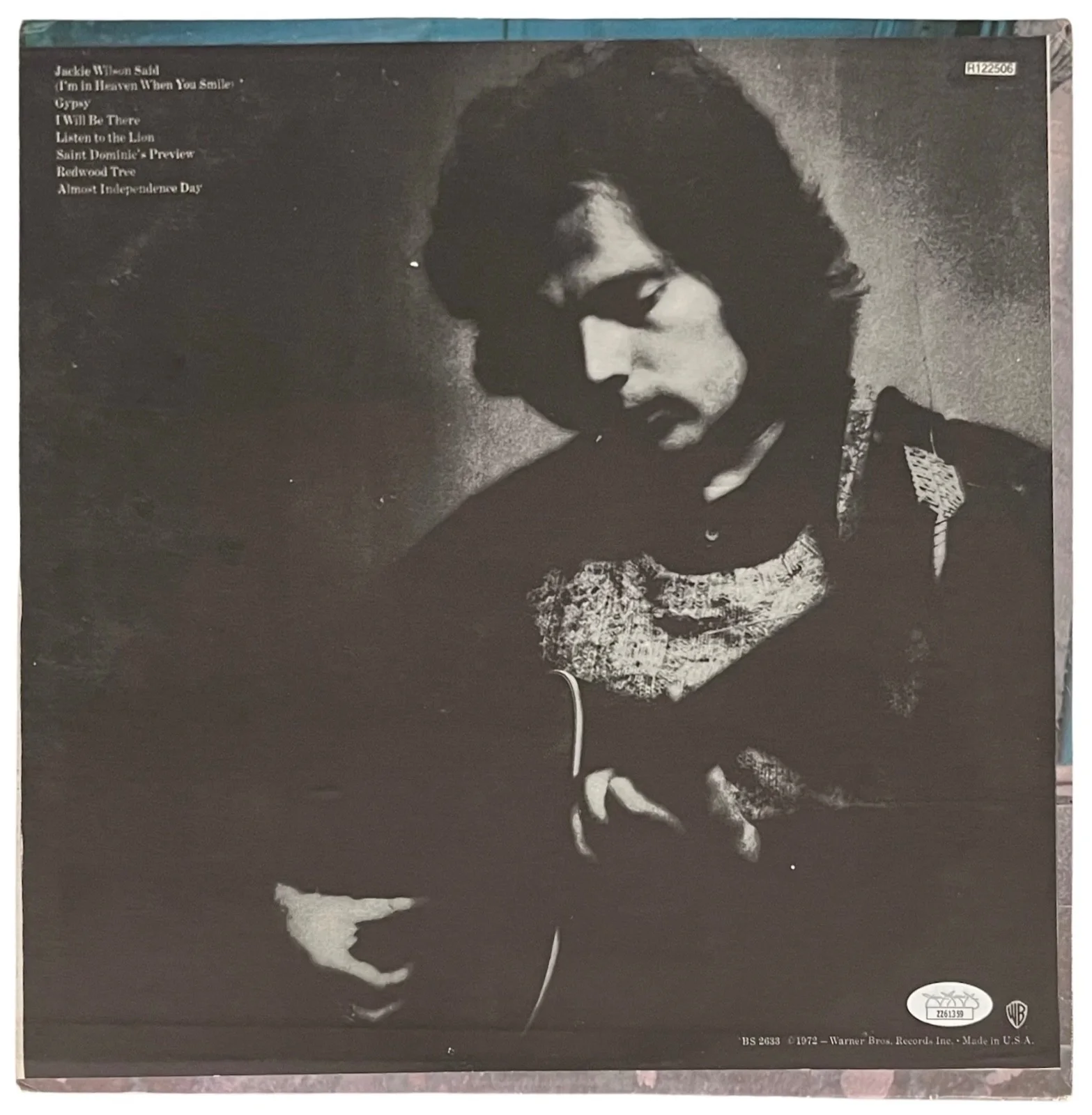 VAN MORRISON SIGNED SAINT DOMINIC'S PREVIEW VINYL RECORD JSA LOA ZZ61359, изображение 2