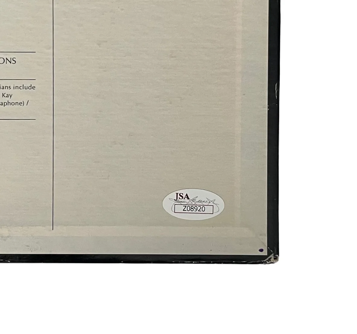 VAN MORRISON SIGNED ASTRAL WEEKS VINYL RECORD JSA LOA Z08920, image 3