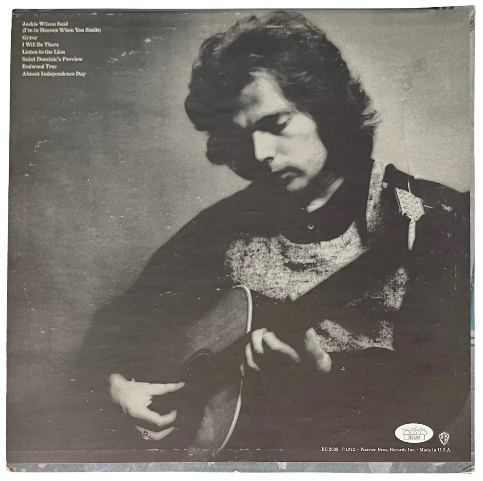 VAN MORRISON SIGNED SAINT DOMINIC'S PREVIEW VINYL RECORD JSA LOA ZZ61357, image 2