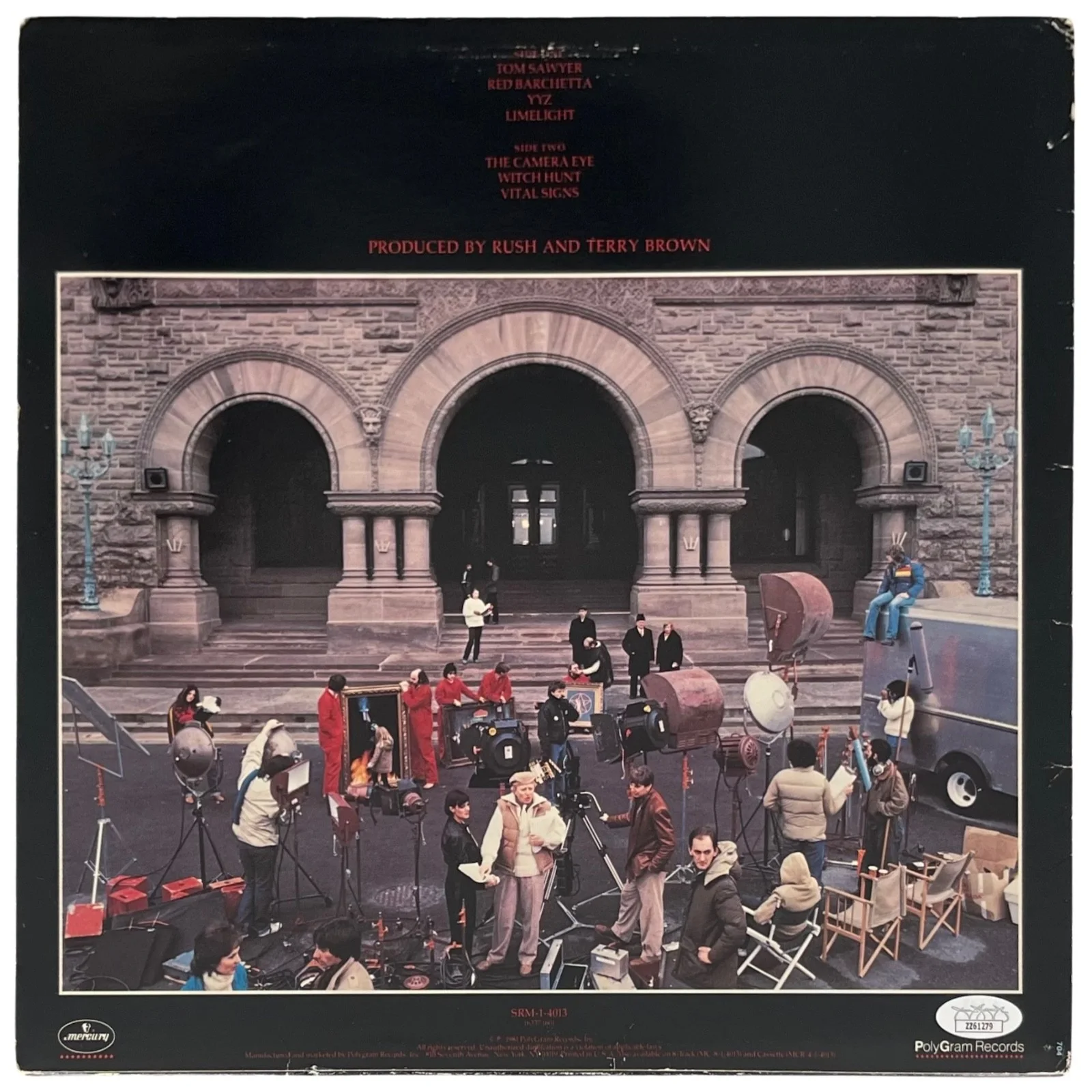 GEDDY LEE SIGNED RUSH MOVING PICTURES VINYL RECORD JSA LOA ZZ61279, изображение 2
