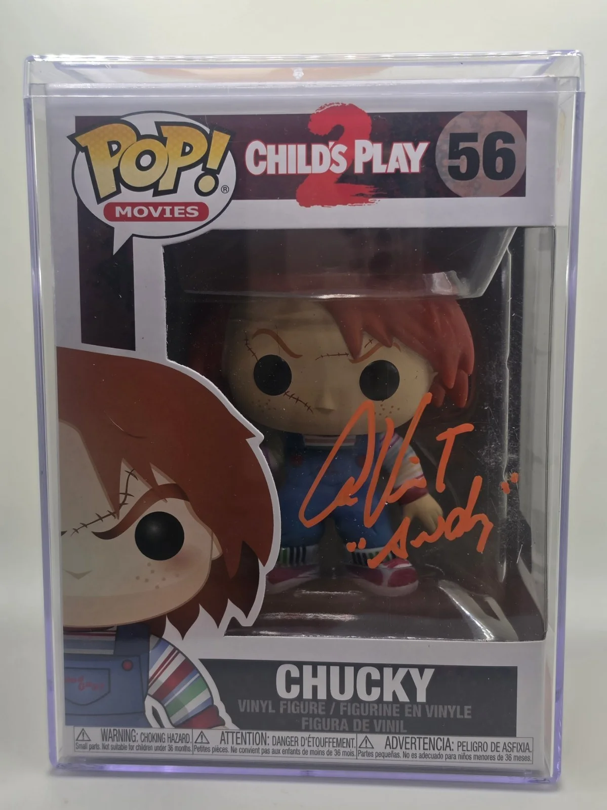 Andy — Funko Pop! Child's Play 2 Chucky #56 Autographed Vinyl Figure Signed by Andy, изображение 5