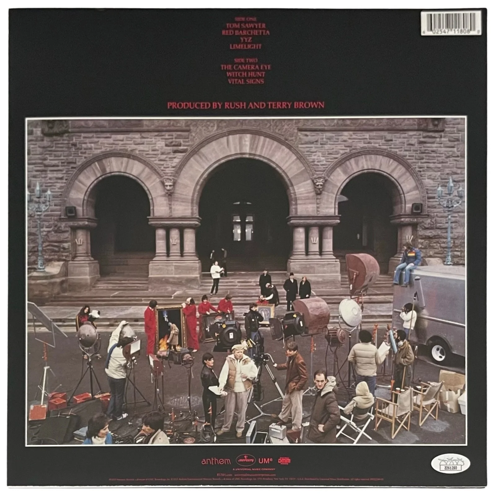 GEDDY LEE SIGNED RUSH MOVING PICTURES VINYL RECORD JSA LOA ZZ61280, изображение 2