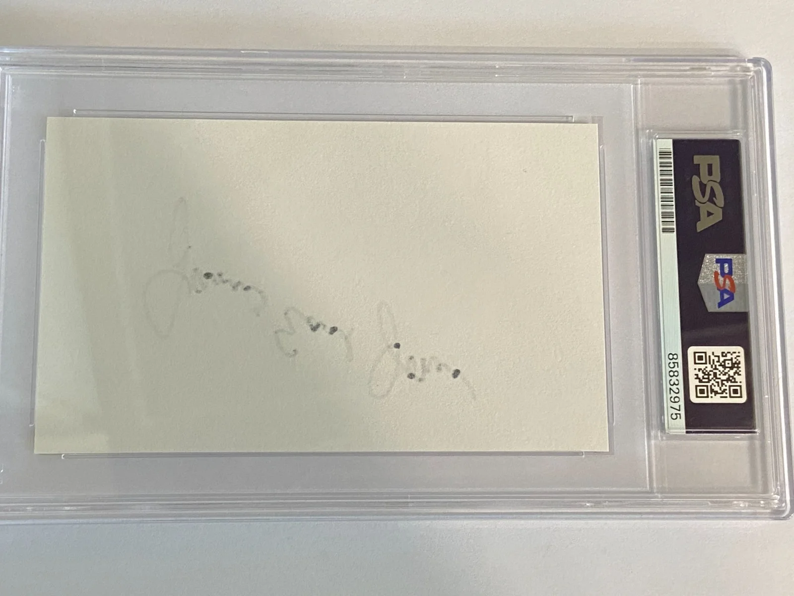 James Earl Jones — James Earl Jones Autographed Index Card PSA Star Wars, изображение 2