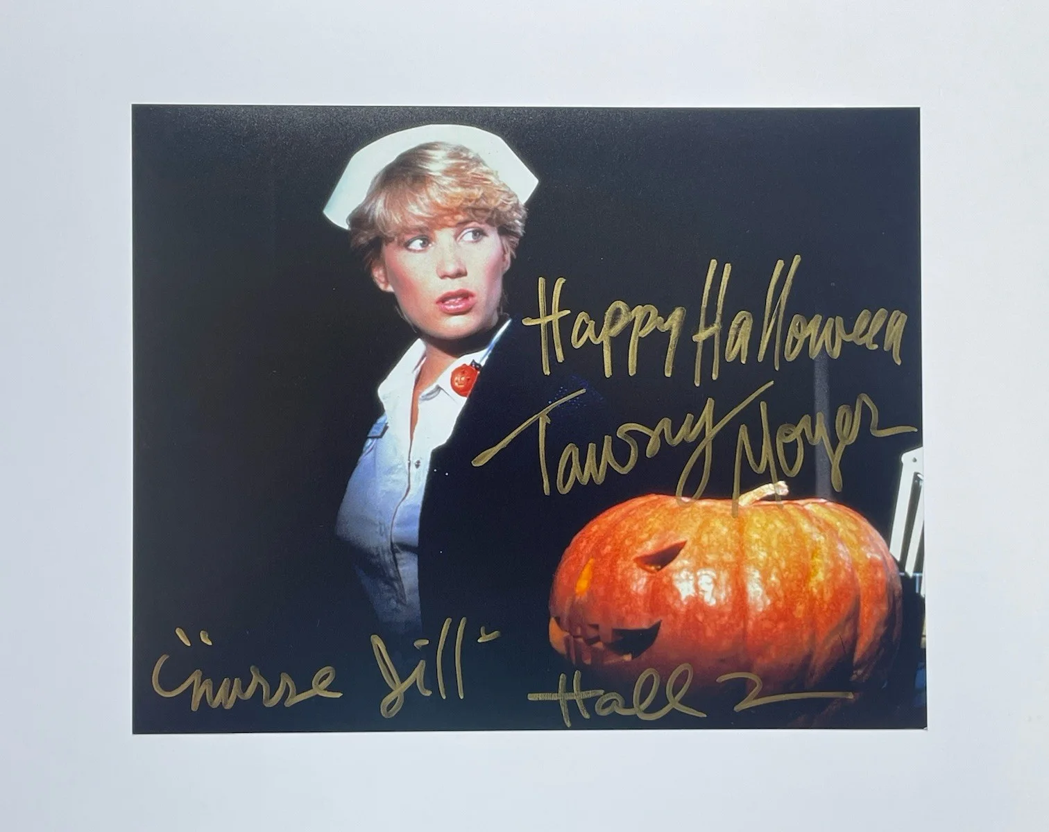 Tawny Moyer — Tawny Moyer Signed 8x10 Photo Authentic Halloween II Nurse Jill