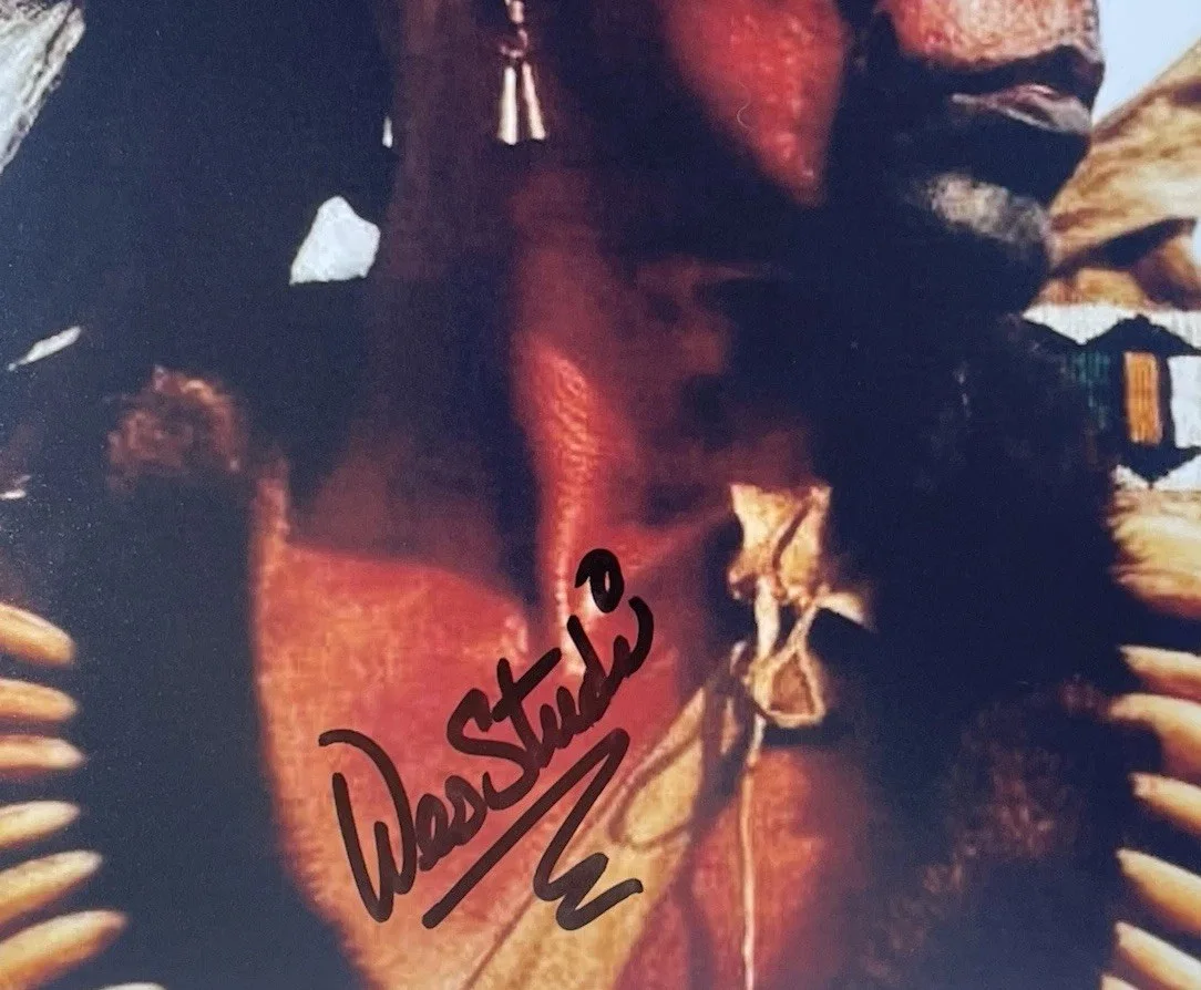 Wes Studi Hand Signed 8x10 Photo Autographed Dances With Wolves, image 2
