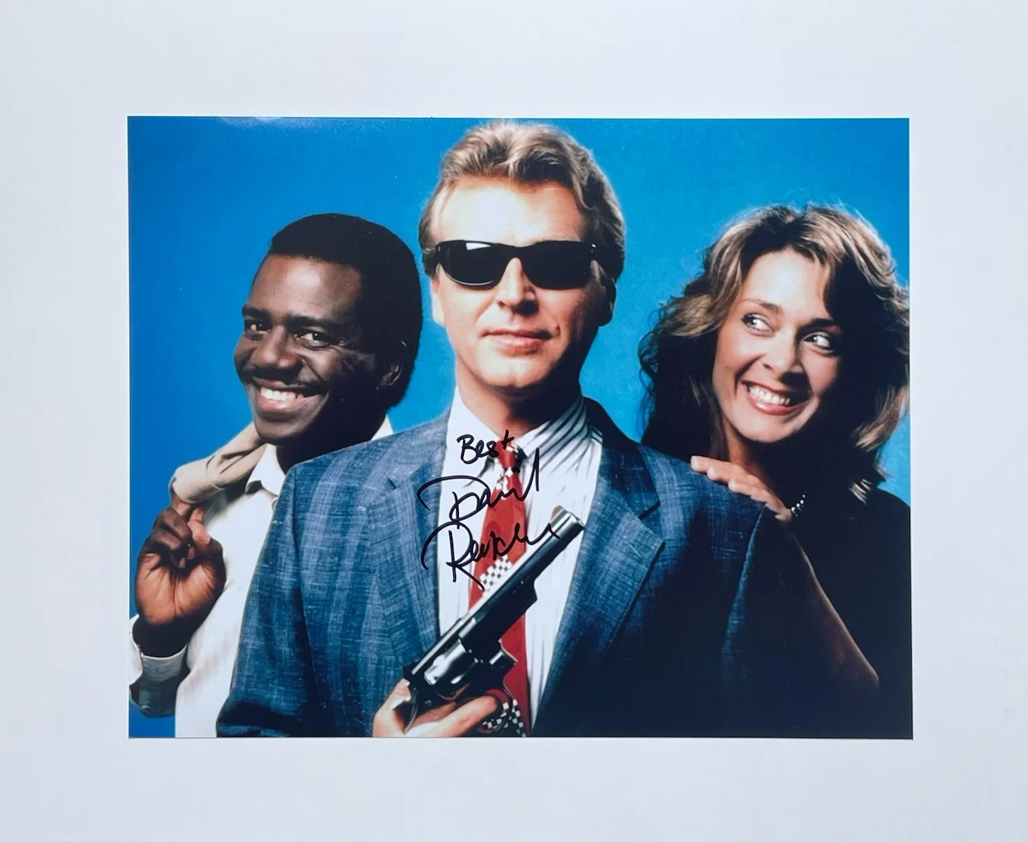 David Rasche — David Rasche Authentic Hand Signed 8x10 Photo Autograph Sledge Hammer