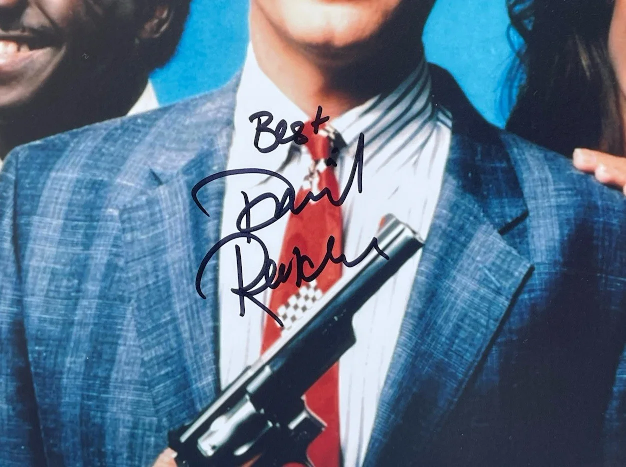 David Rasche — David Rasche Authentic Hand Signed 8x10 Photo Autograph Sledge Hammer, image 2