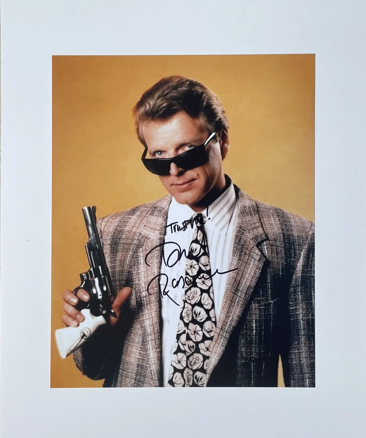 David Rasche — David Rasche Authentic Hand Signed 8x10 Photo Autograph Sledge Hammer