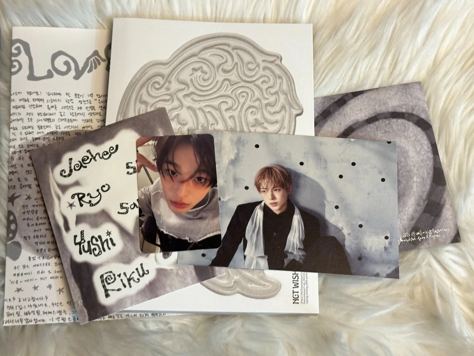 NCT WISH [Ode to Love] - ALL MEMBER Autograph(Signed) PROMO ALBUM KPOP, изображение 3