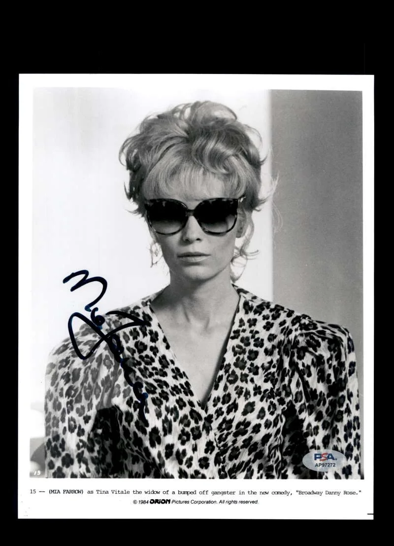 Mia Farrow — Mia Farrow PSA DNA Coa Signed 8x10 Photo Autograph
