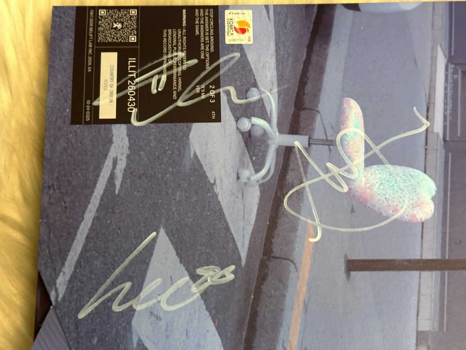ILLIT [MAMIHLAPINATAPA] - ALL MEMBER Autograph(Signed) PROMO ALBUM KPOP, image 2