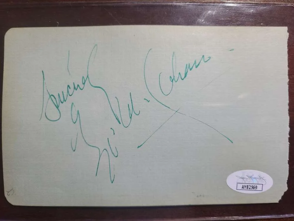 George M Cohan — George M Cohan JSA Coa Signed Album Page Autograph