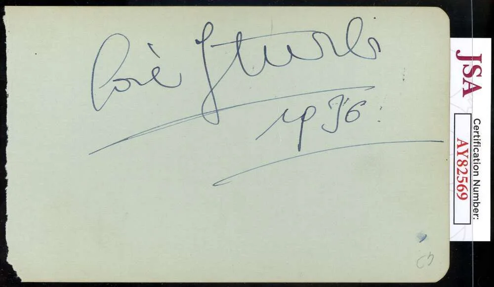 George M Cohan — George M Cohan JSA Coa Signed Album Page Autograph, image 2
