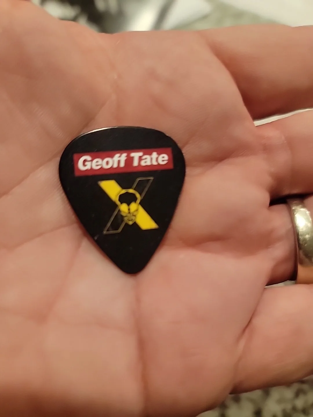 Geoff Tate Guitar Pick, image 2