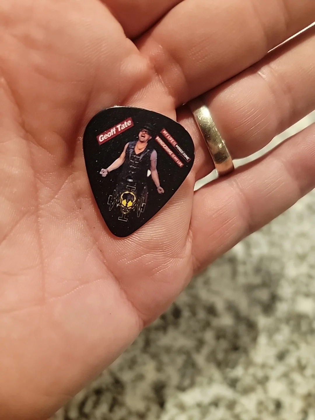 Geoff Tate Guitar Pick, image 4