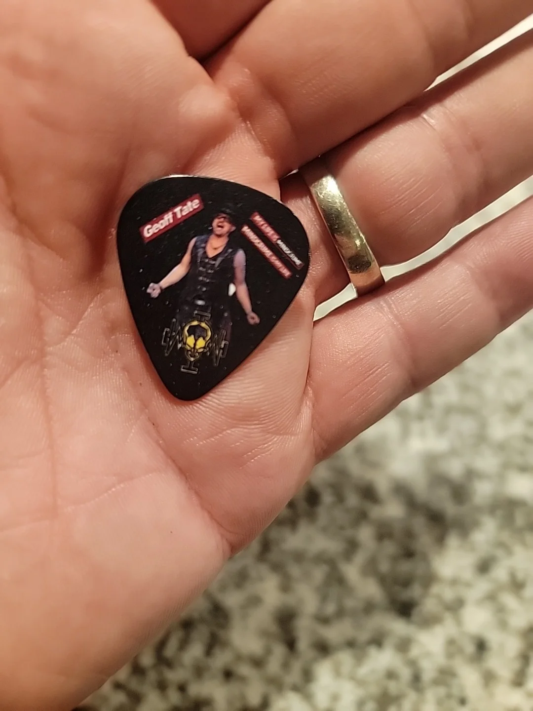 Geoff Tate Guitar Pick, image 5