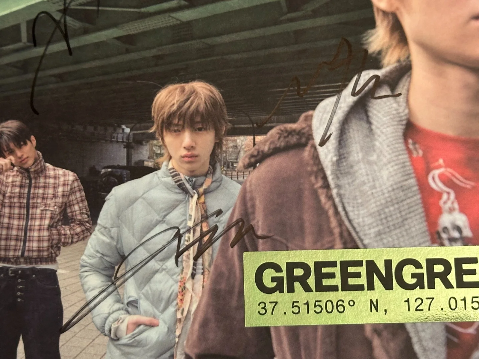 CORTIS [GREEN GREEN] - ALL MEMBER Autograph(Signed) PROMO ALBUM KPOP, изображение 5