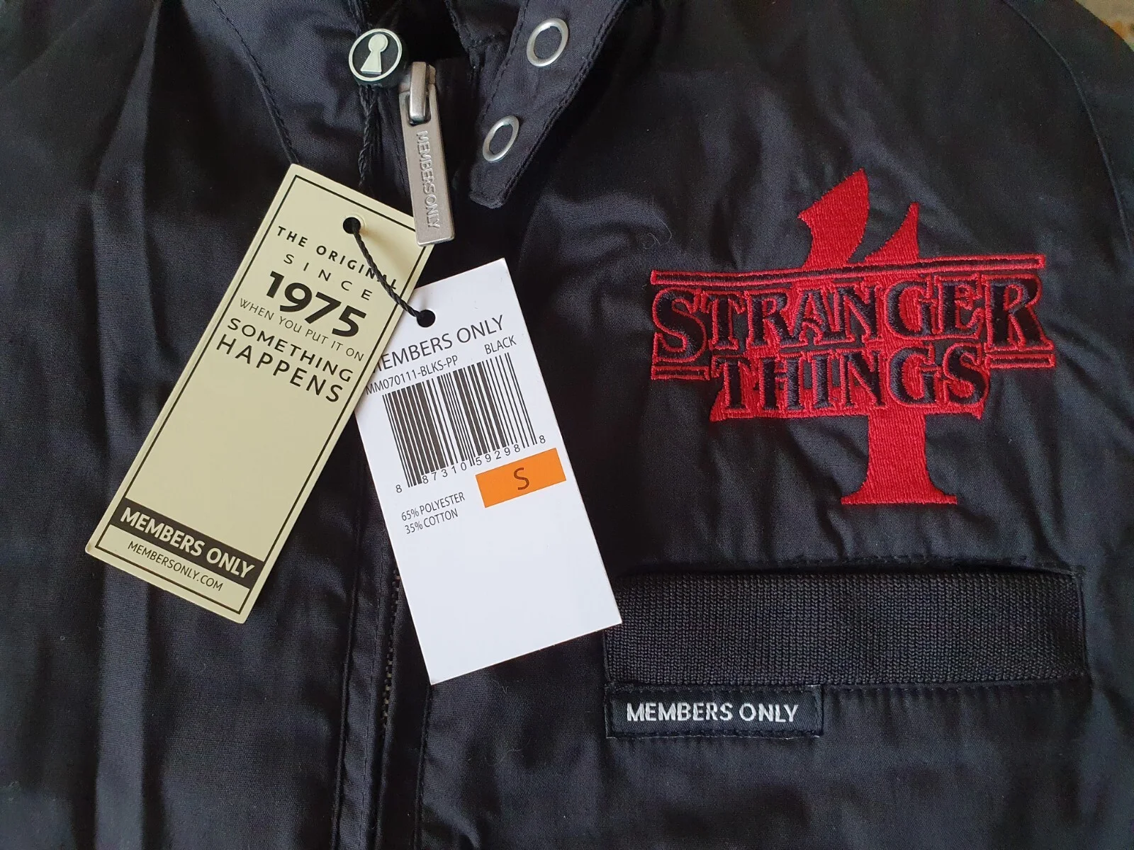 Stranger Things Film Crew Bomber Jacket Small Memorabilia xmas gift Members Only, изображение 5