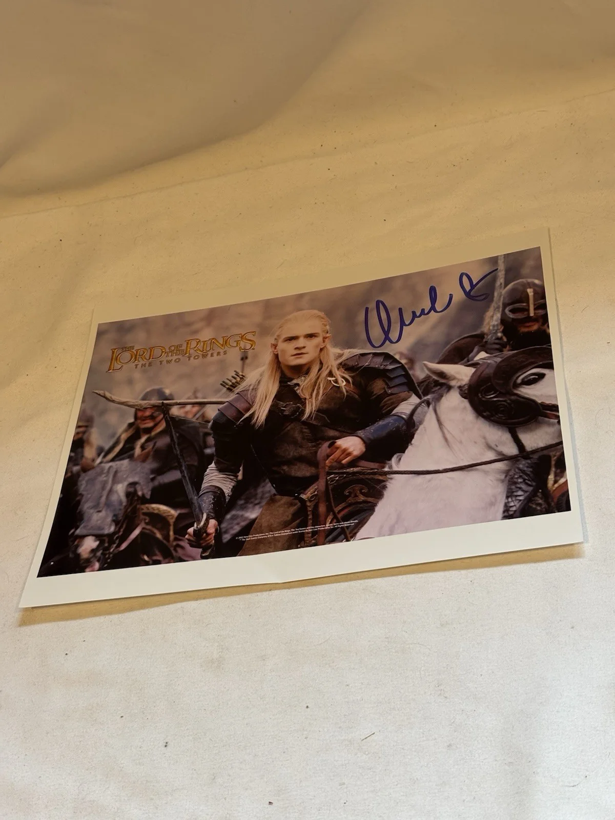 ORLANDO BLOOM “Lord of the Rings”Autographed 8” x 10” Colored Photo., изображение 2