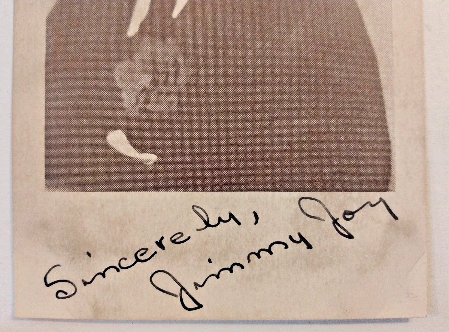 Jimmy Joy Autographed Photo Jazz Saxophonist & Clarinetist Photograph, изображение 3